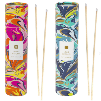 Streichhölzer Pink und Türkis